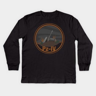 German medium tank Pz-IV Kids Long Sleeve T-Shirt